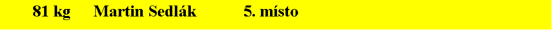 Text Box: 81 kg	Martin Sedlk		5. msto